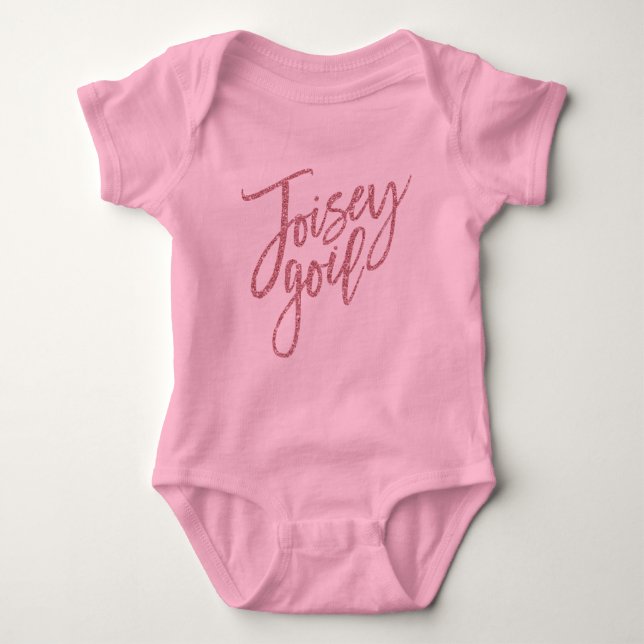 Joisey Girl Ro Guld Rosa New jersey T Shirt (Framsida)