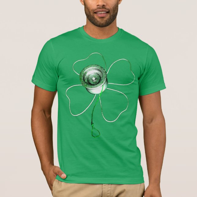 Jojjade klöver tee shirt (Framsida)