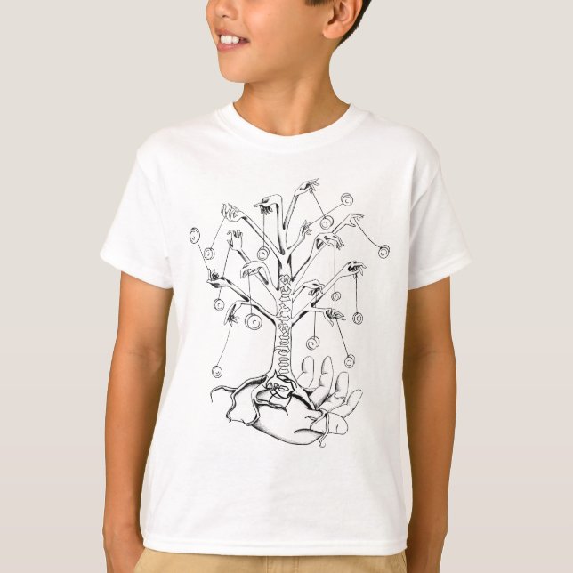 Jojjade träd tee shirt (Framsida)