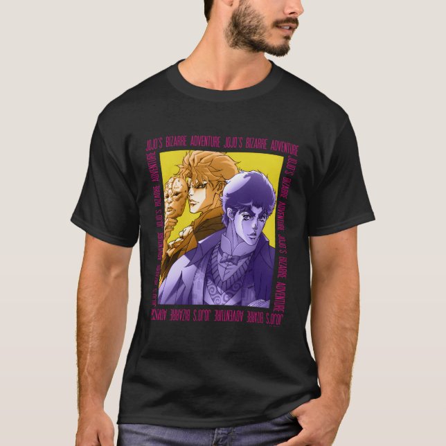 Jojo Phantom Blood Jonathan Joestar Dio Brando Sto T Shirt (Framsida)