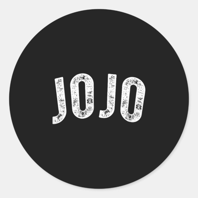 Jojo Runt Klistermärke (Framsida)
