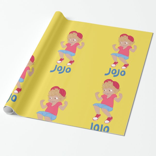 JoJo som slår in papper Presentpapper (Utrullad)