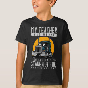 Joka-chokåsaren för utgångsfönster för Lastbi T Shirt