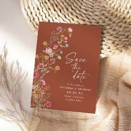 Jokblommor sparar datumet med fotokortet spara datumet