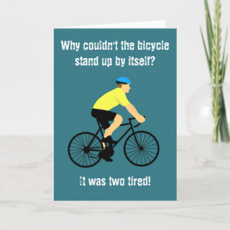 Jokcykelkort för fars dag Pappa Tack Kort