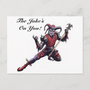 Joke är på din ondskefulla Jester Spirit och perso Vykort