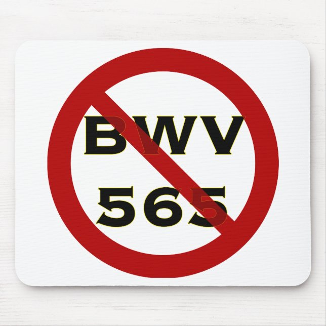 Joke Bach mousepad Musmatta (Framsidan)