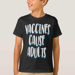 Joke-citat för Vaccinerade funktionella Vuxnor i H T Shirt