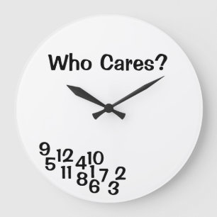 Joke Clocks Jumered Numbers Joke Clock Stor Klocka