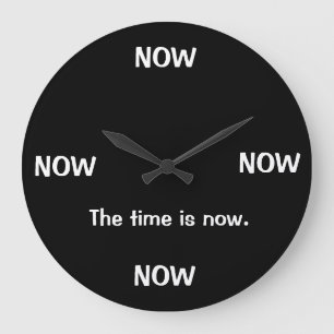 Joke Clocks när tiden nu är knapp Stor Klocka
