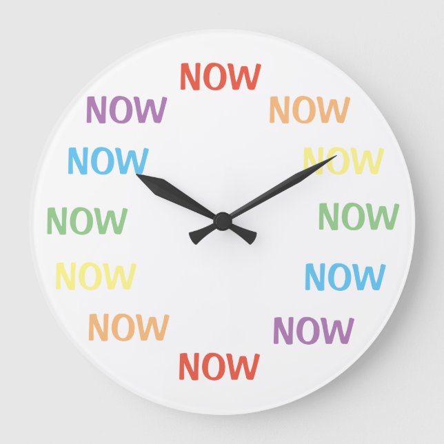 Joke Clocks när tiden nu är knapp Stor Klocka (Framsida)