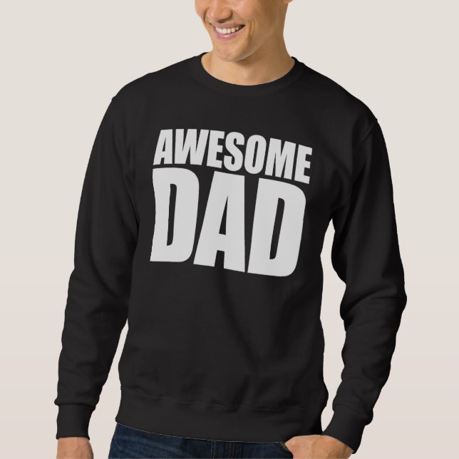 Joke fantastisk Pappa Fars dag Pappa Lång Ärmad Tröja (Framsida)