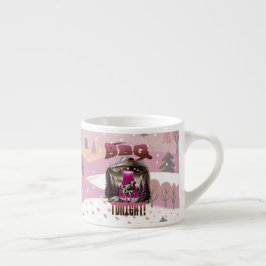 Joke för bortförande av alias BBQ-kojoklipp Espressomugg