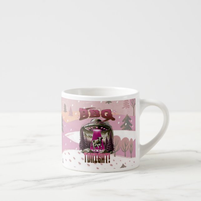 Joke för bortförande av alias BBQ-kojoklipp Espressomugg (Höger)