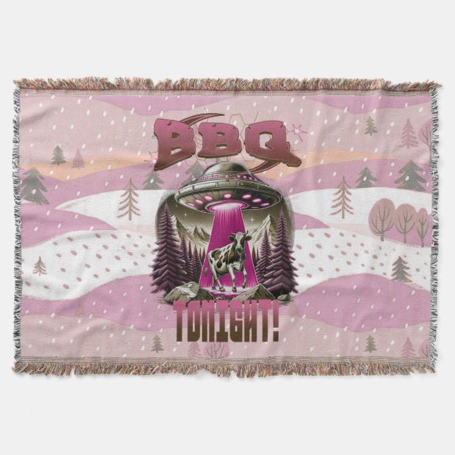 Joke för bortförande av alias BBQ-kojoklipp Filt (Framsidan)