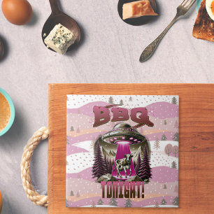 Joke för bortförande av alias BBQ-kojoklipp Kakelplatta