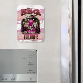 Joke för bortförande av alias BBQ-kojoklipp Magnet