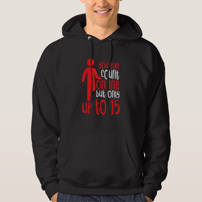 Joke för stöd för amputee-Humor-amputation Hoodie (Framsida)