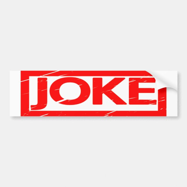Joke Frimärke Bildekal (Framsidan)
