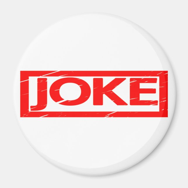 Joke Frimärke Magnet (Framsidan)