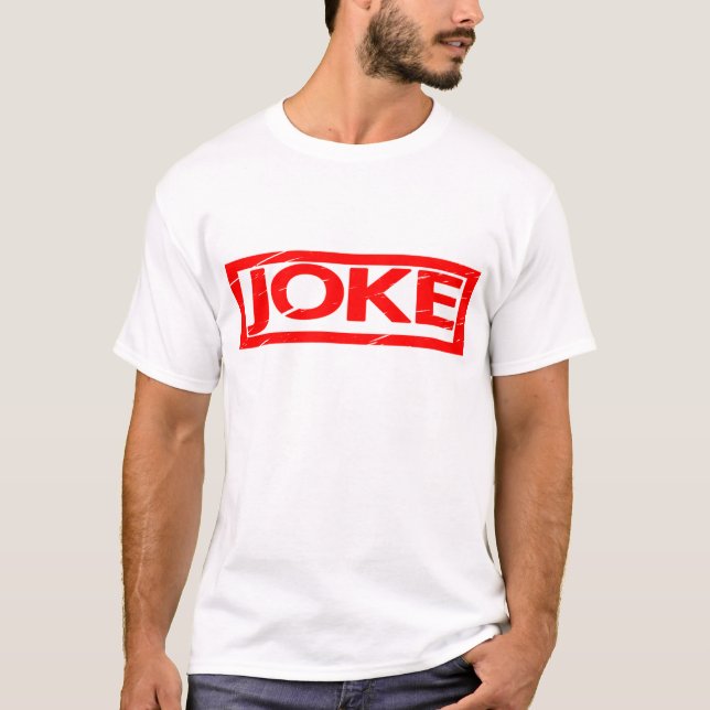 Joke Frimärke T Shirt (Framsida)