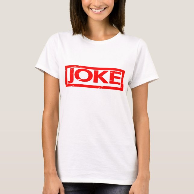Joke Frimärke T Shirt (Framsida)