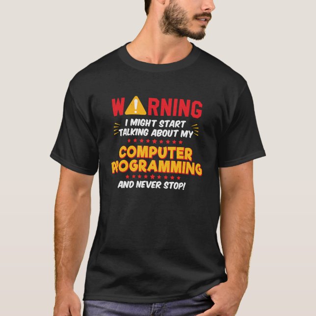 Joke Graphi med Software App Coder  T Shirt (Framsida)