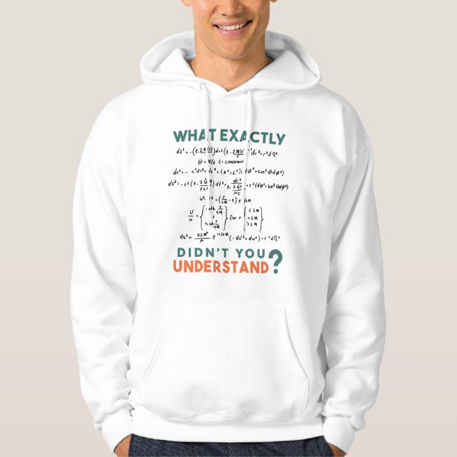 Joke i fysikformel hoodie (Framsida)