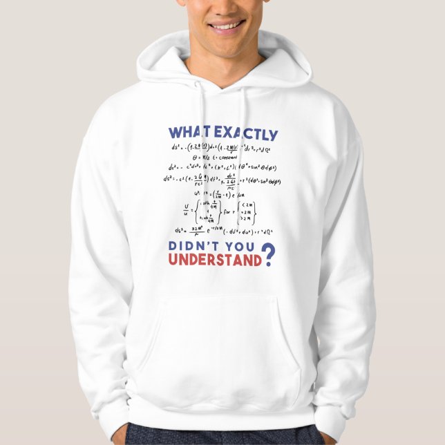 Joke i fysikformel hoodie (Framsida)