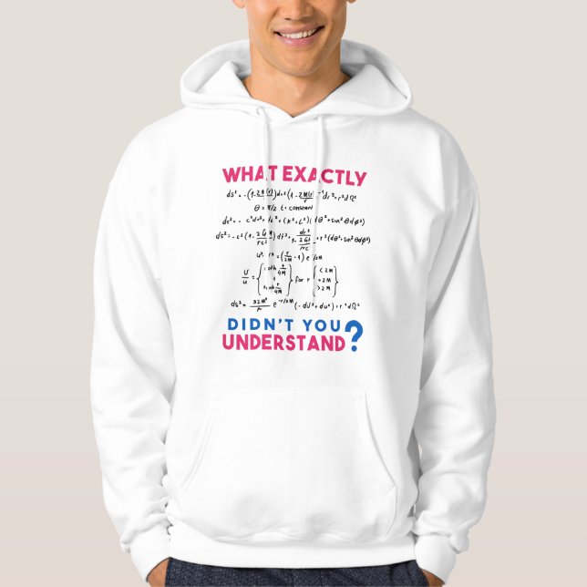Joke i fysikformel hoodie (Framsida)