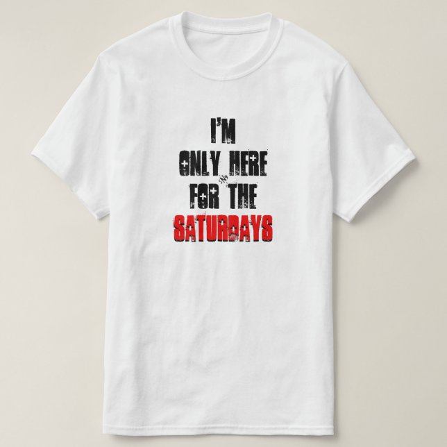 Joke på lördag tee shirt (Design framsida)