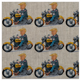 Joke President Donald Tramp biker Tyg