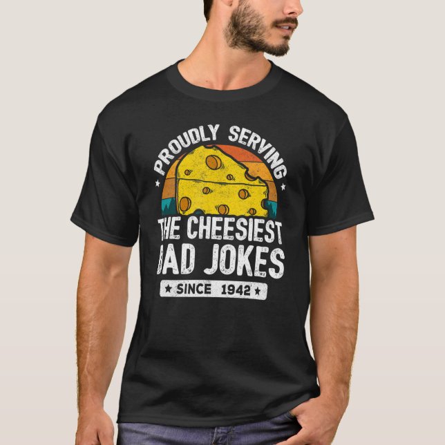 Joke Puns Pappa skämt sedan 1942 Pappa Joke T Shirt (Framsida)