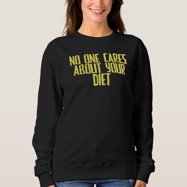 Joke Sarcastic No One Carves om din kost T Shirt (Framsida)