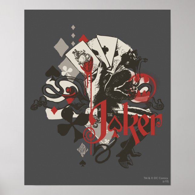 Joker - 4 Ess Bleeding Heart Djävulen Poster (Framsidan)