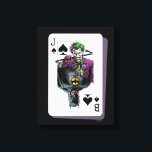 Joker and Batman Spade Playing Card Illustration Canvastryck<br><div class="desc">This Killing Joke style Joker and Batman playing card graphic features Joker with a crow bar! Check out this graphic on a t-shirt,  poster,  and many more customizable Zazzle products perfect for gifting or treating yourself!</div>