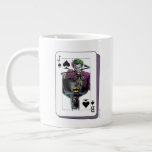 Joker and Batman Spade Playing Card Illustration Jumbo Mugg<br><div class="desc">This Killing Joke style Joker and Batman playing card graphic features Joker with a crow bar! Check out this graphic on a t-shirt,  poster,  and many more customizable Zazzle products perfect for gifting or treating yourself!</div>
