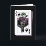 Joker and Batman Spade Playing Card Illustration Kort<br><div class="desc">This Killing Joke style Joker and Batman playing card graphic features Joker with a crow bar! Check out this graphic on a t-shirt,  poster,  and many more customizable Zazzle products perfect for gifting or treating yourself!</div>