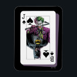 Joker and Batman Spade Playing Card Illustration Magnet<br><div class="desc">This Killing Joke style Joker and Batman playing card graphic features Joker with a crow bar! Check out this graphic on a t-shirt,  poster,  and many more customizable Zazzle products perfect for gifting or treating yourself!</div>