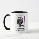 Joker and Batman Spade Playing Card Illustration Mugg<br><div class="desc">This Killing Joke style Joker and Batman playing card graphic features Joker with a crow bar! Check out this graphic on a t-shirt,  poster,  and many more customizable Zazzle products perfect for gifting or treating yourself!</div>