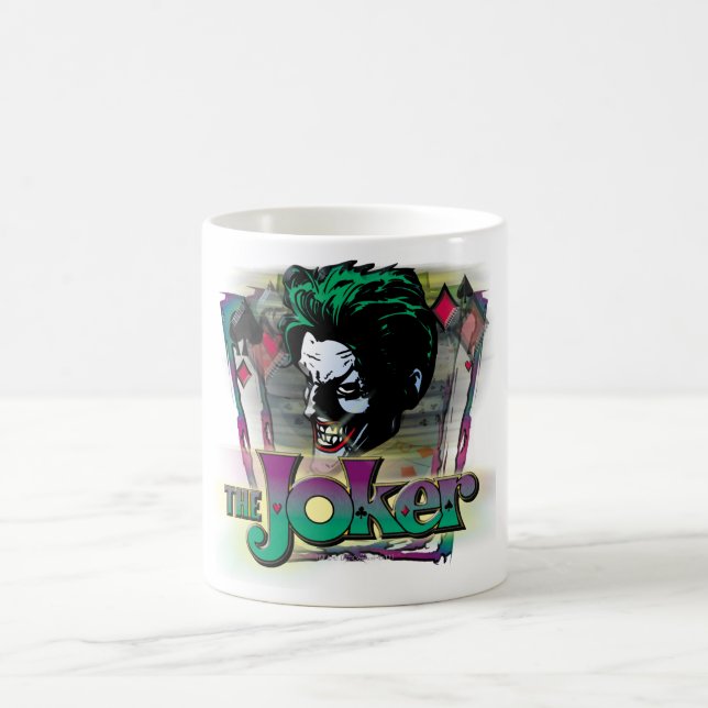 Joker - Ansikte och Logotyp Kaffemugg (Center)