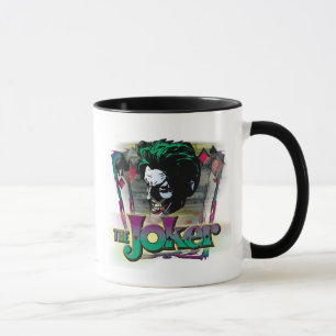 Joker - Ansikte och Logotyp Mugg
