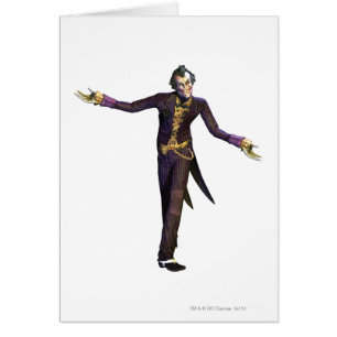 Joker Arm Out Hälsningskort