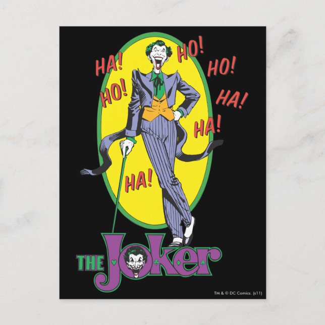 Joker Cackles 2 Vykort (Framsida)
