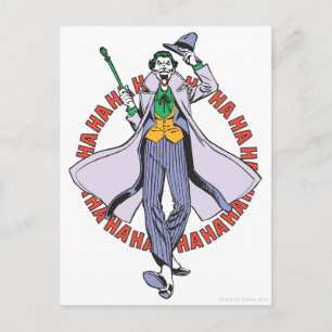 Joker Cackles Vykort
