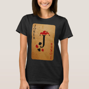 Joker Card Costume Halloween Deck of Cards T Shirt