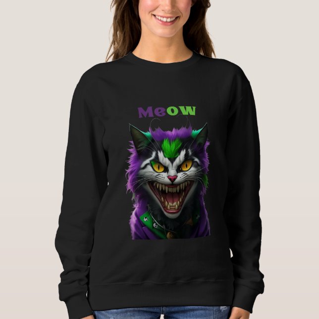 Joker Cat Tote T Shirt (Framsida)