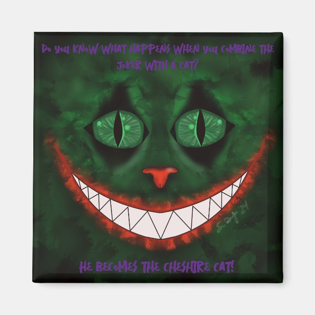 Joker Cheshire Magnet (Framsidan)