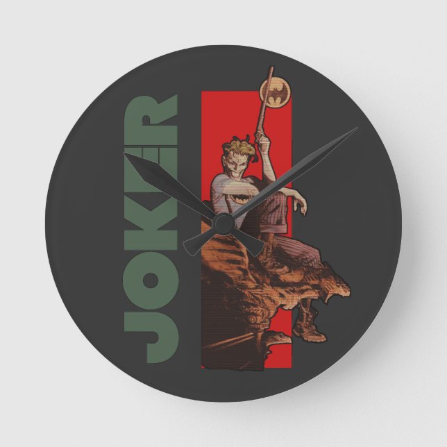 Joker DC Rund Klocka (Framsida)
