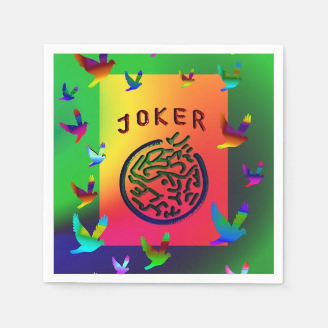 Joker Dreams Napkins Pappersservett (Framsidan)